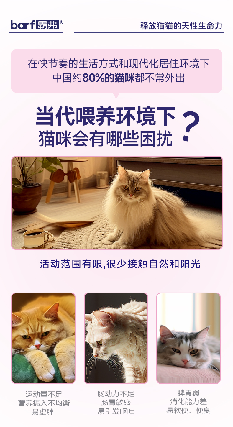 BARF霸弗全价低温烘焙猫粮