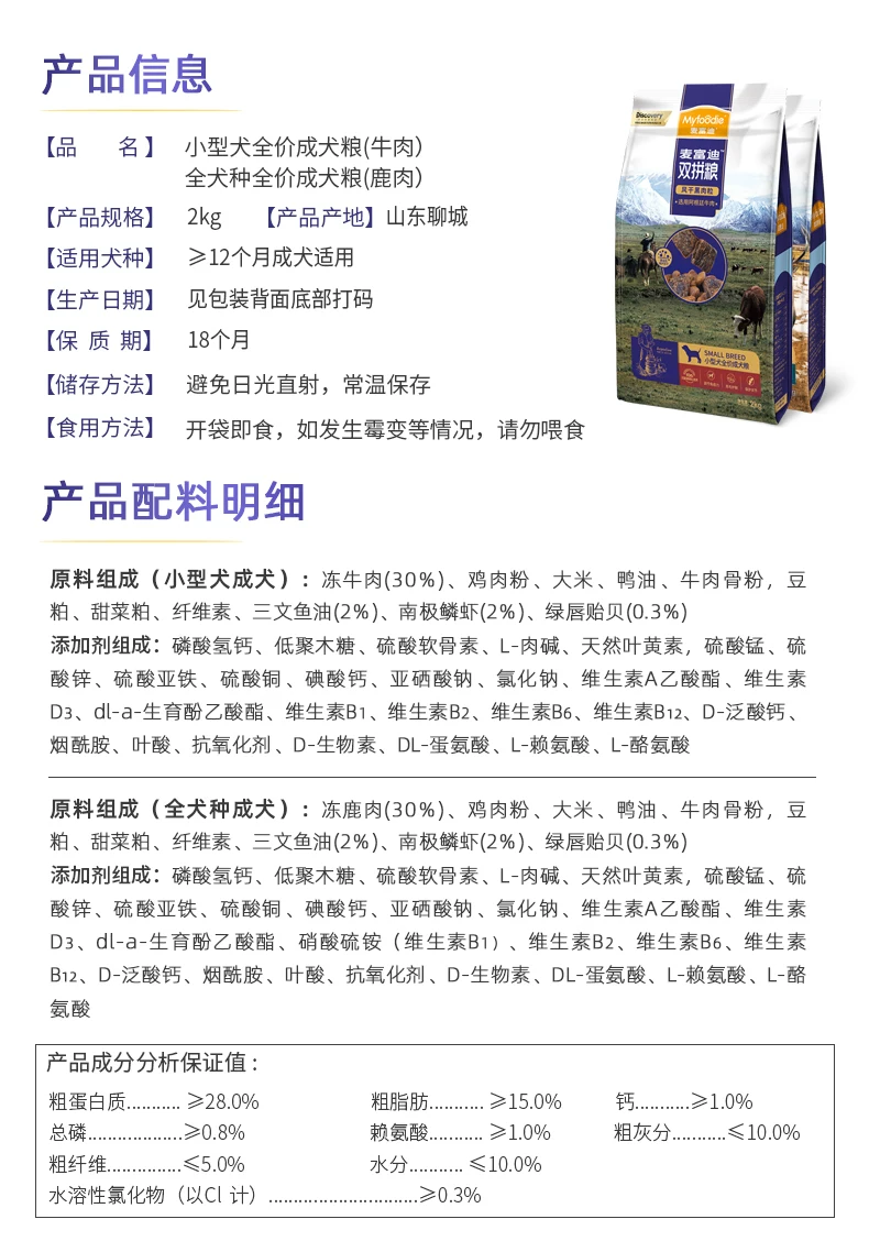 小型犬成犬2kg